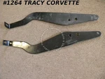 1964 Corvette Used 3848213 3848214 Front Upper Bumper Bracket Over Grille 1963. Fixed Price $399.00.
