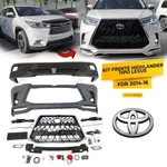 For 2014-2016 Toyota Highlander Front Body Kit Bumper Grill Lexus Style. Fixed Price $2200.00.