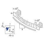 For Mazda 3 2019-2025 BDTS500U0A Front Left Bumper Impact Bar Bracket. Fixed Price $19.15.