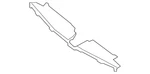 Genuine Nissan Bumper Cover Spacer Panel 62078-9N00A. Fixed Price $21.45.