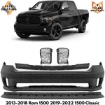 Front Bumper Cover Kit For 2013-18 Ram 1500 2019-2022 Classic. Fixed Price $359.35.
