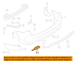 Subaru Oem 19-24 Forester Rear Bumper Components-hole Cover 57731SJ350. Fixed Price $11.50.
