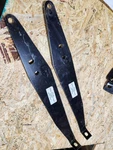 65-67 C2 Corvette Front Pair Center Bumper Brackets Through Grill Left & Right. Fixed Price $149.00.