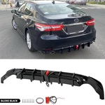 Blk Rear Bumper Lip Spoiler Lower Diffuser Led For 2018-2026 Toyota Camry Xle. Fixed Price $129.99.