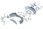 Genuine Mercedes-benz Basic Carrier Bumper 295-880-03-00. Fixed Price $141.74.