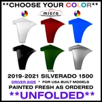 New Front Bumper End For 2019-2021 Silverado Painted Choose Your Color GM1016110. Fixed Price $259.00.