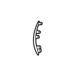 Genuine Mercedes-benz Oe Trim Molding 167-885-21-06. Fixed Price $79.82.
