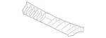 Genuine Mercedes-benz Bumper Cover Support Rail 290-885-15-01. Fixed Price $148.00.