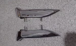 56 57 C1 Corvette Horizontal Rear Bumpers-original GM#3725223--PROF. Rechromed!. Fixed Price $999.95.