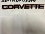 1984-1990 Corvette Repro Rear Bumper Emblem Gm 14064538 Russet Copper Tabs C4. Fixed Price $55.00.