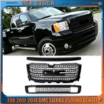 Gloss Black Front Grille Molding Trim For Gmc Sierra 2500/3500HD 2011-14 Denali. Fixed Price $158.99.