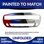 New Painted Unfolded Front Bumper For 2018-2022 Dodge Challenger. Fixed Price $423.98.