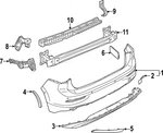 Genuine Volkswagen Insert 5H6-807-863. Fixed Price $44.21.