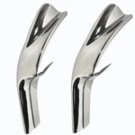 1970-1972 Corvette Front Bumper Guard Pair Set Left Lh + Right Rh Chrome C3 New. Fixed Price $529.95.