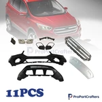 New Front Bumper Cover With Grills And Fog Lamps 2017-2019 Ford Escape Us. Fixed Price $286.19.