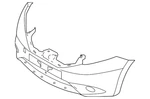 Genuine Nissan Bumper Cover FBM22-9MB0J. Fixed Price $322.40.