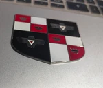 Early 1950 Studebaker Champion Front/rear Trunk Badge Emblem Brass Chrome Shield. Fixed Price $92.57.