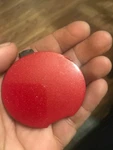 04-06 Mazda RX8 Towing Hook Eye Cover P# BN8V-50A11 Genuine Red. Fixed Price $10.00.
