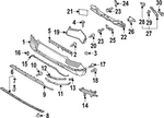 Genuine Hyundai Lower Molding 86694-GI100. Fixed Price $53.80.