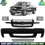 Front Bumper Cover Primed & Grille Assembly Kit For 2003-07 Chevy Silverado 1500. Fixed Price $340.00.