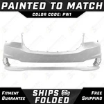 New Painted *PW1 White* Front Bumper Cover Fascia For 2011-2020 Dodge Caravan. Fixed Price $390.99.