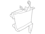 Genuine Audi Duct 8W6-121-764-D. Fixed Price $49.37.