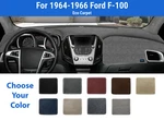 Dashboard Mat Cover 1964-1966 Ford F-100 (poly Carpet). Fixed Price $75.95.