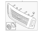 Genuine Nissan Grille Assembly 62310-EZ90B. Fixed Price $1279.93.