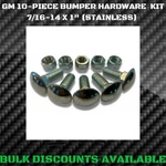 1959-1980 Buick Electra 225 Front Rear Chrome Bumper Bolts 7/16" Carriage Gm Oem. Fixed Price $20.76.