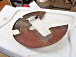 1974 Jaguar Xke V12 Right Front Brake Backing Plate Dust Series Iii. Fixed Price $84.00.