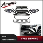 Front Bumper Cover Grille Kit With Fog Light For 2022-2024 Volkswagen Taos. Fixed Price $988.25.