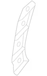 Genuine Nissan Bumper Cover Bracket 62223-7BA0A. Fixed Price $17.12.