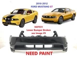2010 2011 2012 Ford Mustang Gt Front Bumper Oem (need Paint) #46. Fixed Price $700.00.