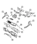 Genuine Mopar Air Inlet Duct 68169374AA. Fixed Price $7.24.