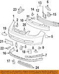 Gm Oem 05-10 COBALT,G5 Front Bumper Components-upper Bracket 15261796. Fixed Price $20.17.