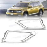 For Volkswagen Atlas 2018-2020 Pair Front Bumper Fog Lamp Trims Grille Chromed. Fixed Price $52.50.
