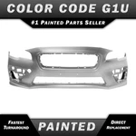 New Painted *G1U Ice Silver* Front Bumper Cover Fascia For 2015-2017 Subaru Wrx. Fixed Price $390.99.