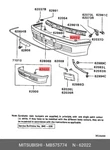 Genuine Oe Clip Plastic MB575774 For Mitsubishi MB57-5774. Fixed Price $9.32.