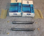1971 1972 Cougar Hardtop XR7 Convertible Nos L+r Front Bumper Guard Rubber Pads. Fixed Price $179.00.