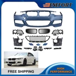 For 13-18 Bmw Series F30 320I M-sport Complete Front Bumper Kit W/ Fog Light. Fixed Price $460.99.