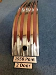 1950 Pontiac Rear Trunk Waterfall Moulding Trim Convertible, 2 Dr Hardtop, Coupe. Fixed Price $50.00.