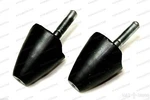 1952-57 Lincoln Upper Rebound Bumpers, Front Pair Except Mark Ii. Fixed Price $109.29.