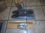 Nos 1972 Monte Carlo High-rise Accessory Rear Bumper Guard Set 994220. Fixed Price $125.00.