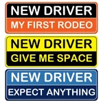Hingtai 3PCS Magnetic Student Driver Stickers, Custom Theme, Plastic Material.... Fixed Price $17.90.