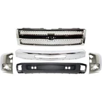Grille Assembly Kit For 09-13 Chevrolet Silverado 1500 With Bumper Valance Front. Fixed Price $826.11.