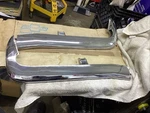 Nos 1965 Impala Bel Air Front Bumper Guards Ends Chrome Horizontal Mount Pr Oem. Fixed Price $595.00.