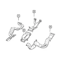 Genuine Mopar Floor Duct 68277061AB. Fixed Price $57.82.