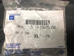 Oem Chevrolet Gmc Pickup Truck Nos Tail Gate Cable Retaining Bolt #15675384. Fixed Price $15.99.