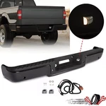 2006-2008 Ford F-150 Rear Step Bumper Assembly W/ Sensor Holes Steel Black. Fixed Price $143.29.