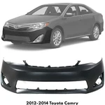 Front Bumper Cover Fascia Paintable For 2012-2014 Toyota Camry Xle. Fixed Price $170.50.